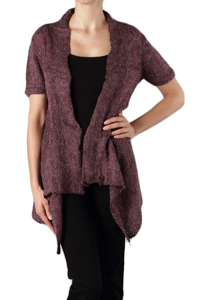 Sheri Short Sleeved Knit Cardigan - More Colors - Click Image to Close