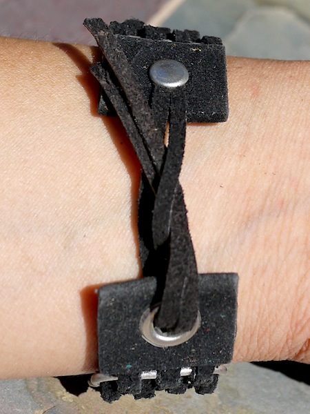 Peruvian Suede Chain Bracelet - More Colors