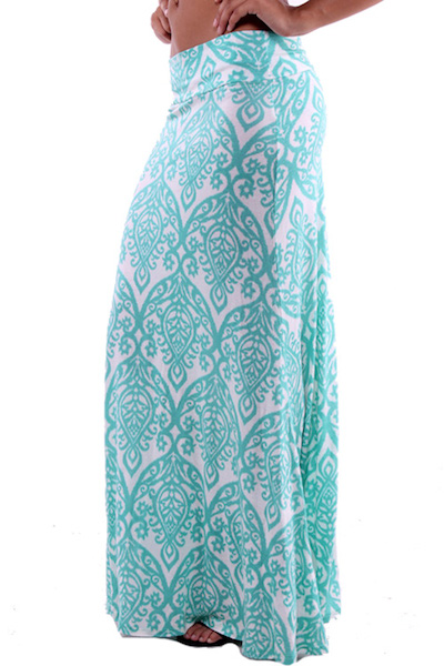 Neha Damask Maxi Skirt - More Colors