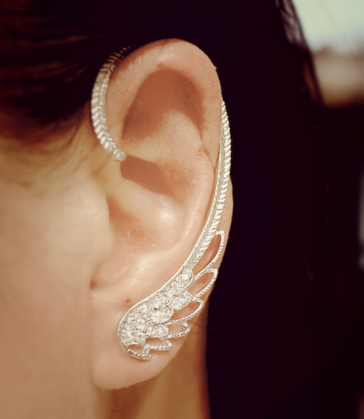 Winged Ear Cuff - Click Image to Close