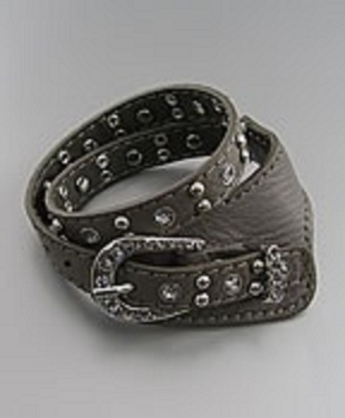 Cintura Western Buckle Leather Wrap Bracelet - More Colors