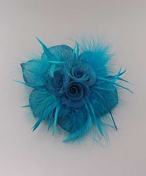 Flower and Tufts Fascinator - More Colors