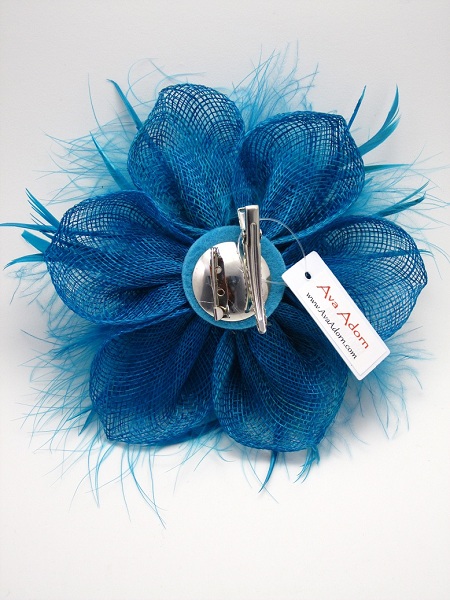 Flower and Tufts Fascinator - More Colors - Click Image to Close