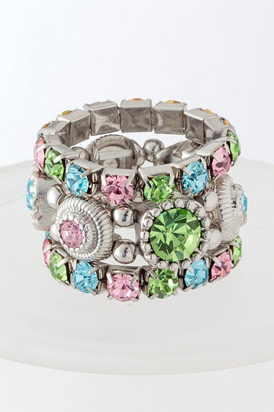 Jeweled 3-in-1 Ring Set - More Colors - Click Image to Close