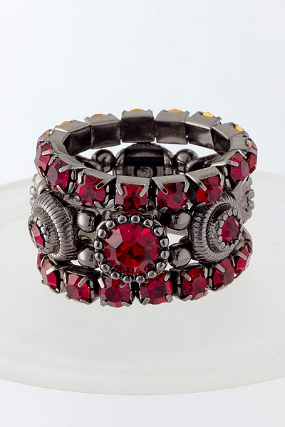 Jeweled 3-in-1 Ring Set - More Colors - Click Image to Close