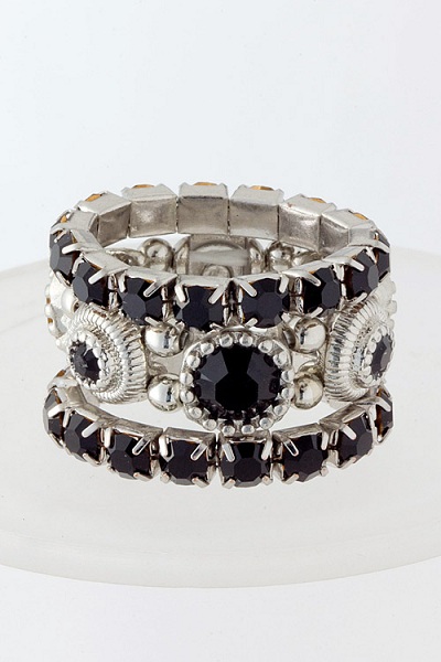 Jeweled 3-in-1 Ring Set - More Colors - Click Image to Close