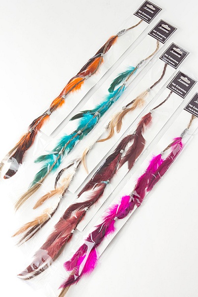 Long Feather Hair Extension - More Colors - Click Image to Close