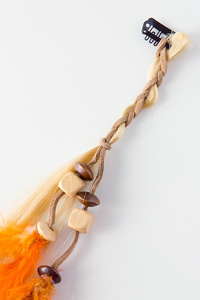 Tribal Feather Hair Clip In - More Colors - Click Image to Close