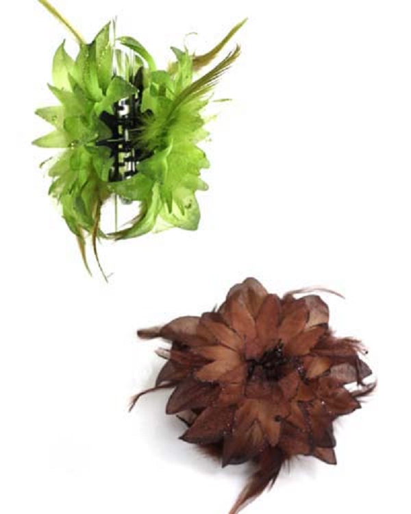 Anemone Flower Fascinator - More Colors - Click Image to Close