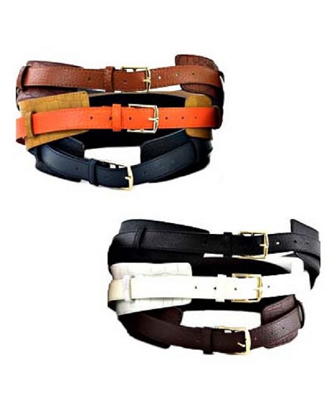 Crocodile Fashion Belt - More Colors - Click Image to Close