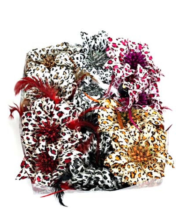 Exotic Flower Fascinator - More Colors - Click Image to Close