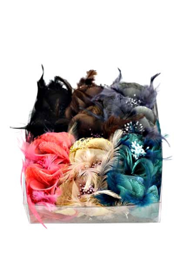 Royal Diana Fascinator - More Colors - Click Image to Close