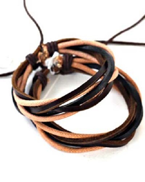 Teton Leather Bracelet - More Colors - Click Image to Close