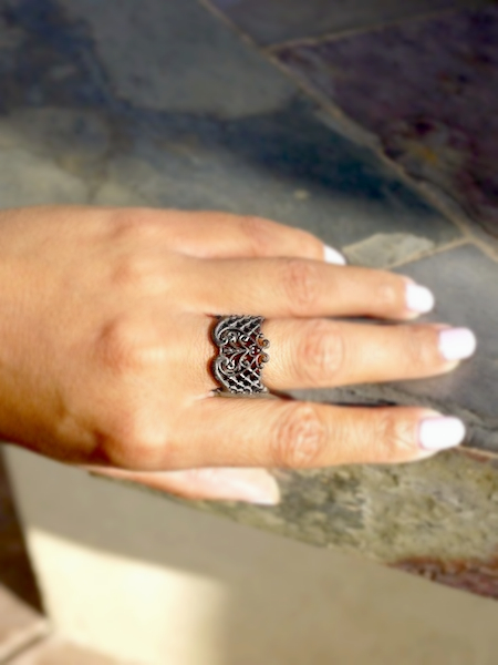 Thai Lattice Ring - Iron