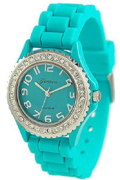 Geneva silicone watch deals