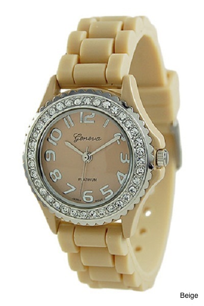 Geneva Brights Silicone Watch - More Colors - Click Image to Close