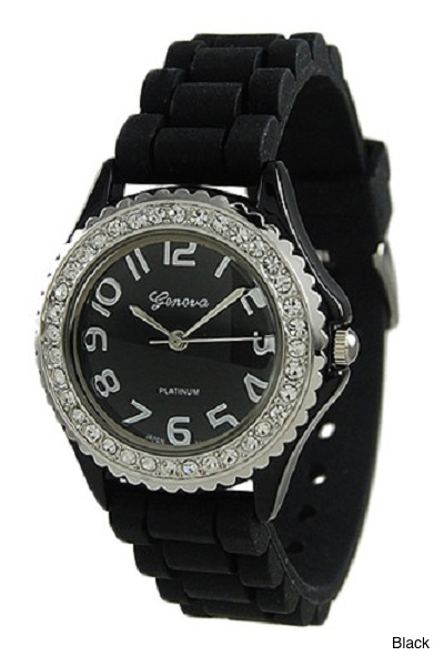 Geneva Brights Silicone Watch - More Colors - Click Image to Close