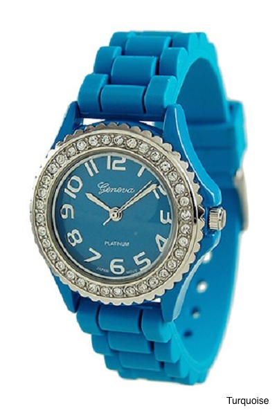 Geneva Brights Silicone Watch - More Colors - Click Image to Close