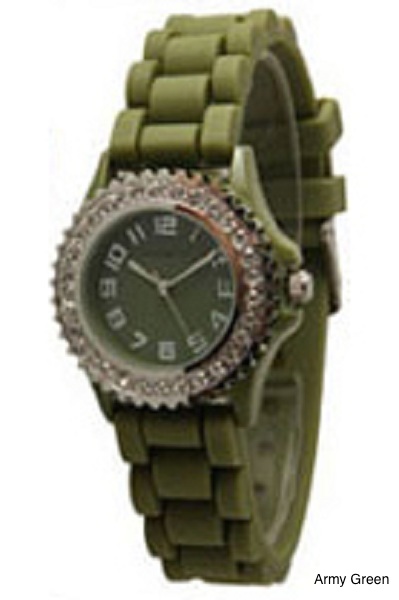 Geneva Brights Silicone Watch - More Colors - Click Image to Close