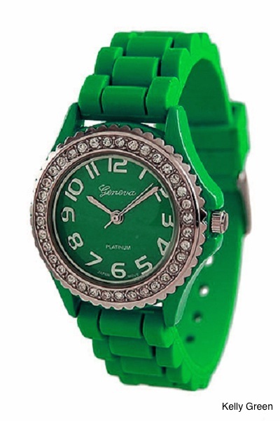 Geneva Brights Silicone Watch - More Colors - Click Image to Close