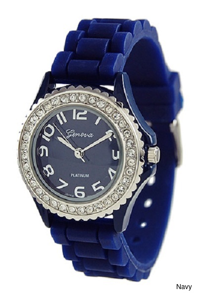 Geneva Brights Silicone Watch - More Colors - Click Image to Close