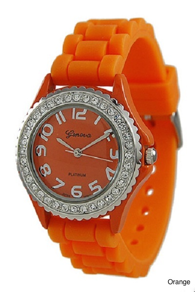 Geneva Brights Silicone Watch - More Colors - Click Image to Close