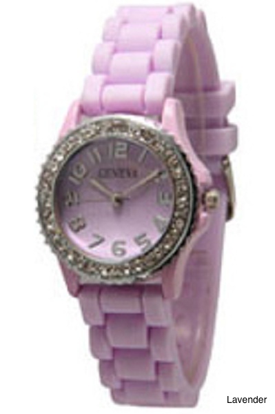 Geneva Brights Silicone Watch - More Colors - Click Image to Close