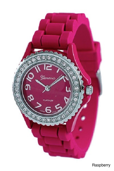 Geneva Brights Silicone Watch - More Colors - Click Image to Close