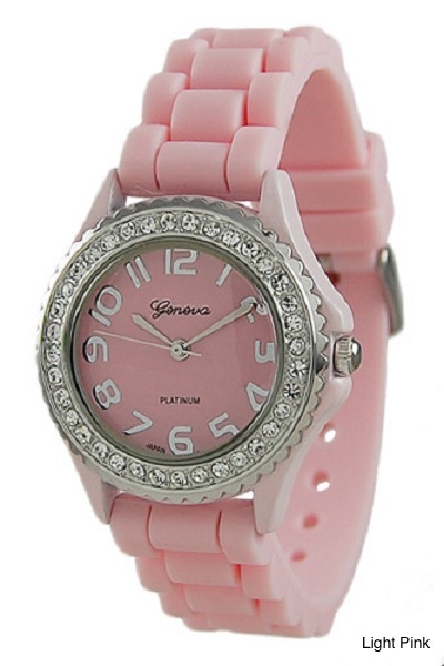 Geneva Brights Silicone Watch - More Colors - Click Image to Close