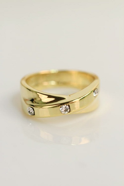 Korean Cross Band Ring