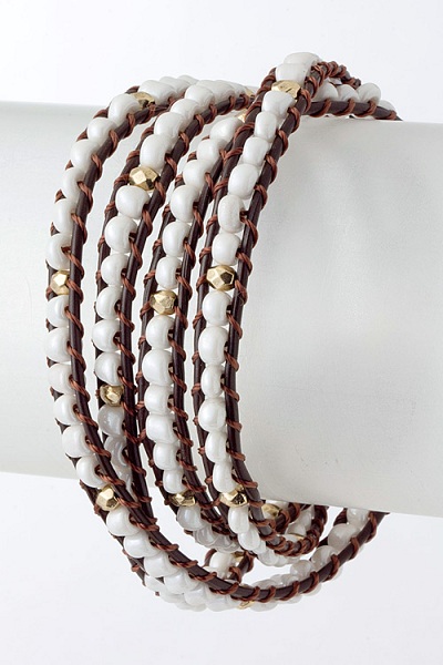 Tryk Accent Bead Wrap Bracelet - More Colors