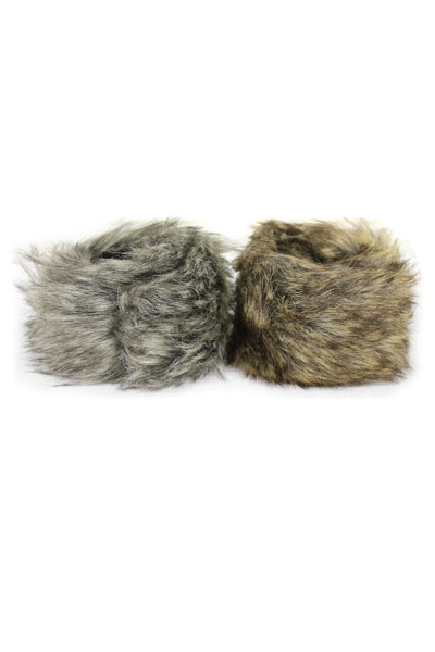 Ayla Faux Mink Fur Bracelet - More Colors - Click Image to Close