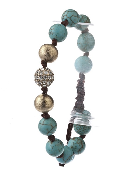 Tibetan Pave Center Shamballa Bracelet - More Colors