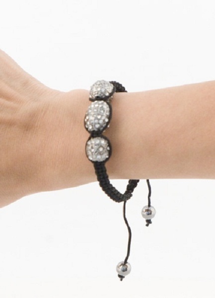 Tantra 3 Bead Macrame Bracelet - More Colors