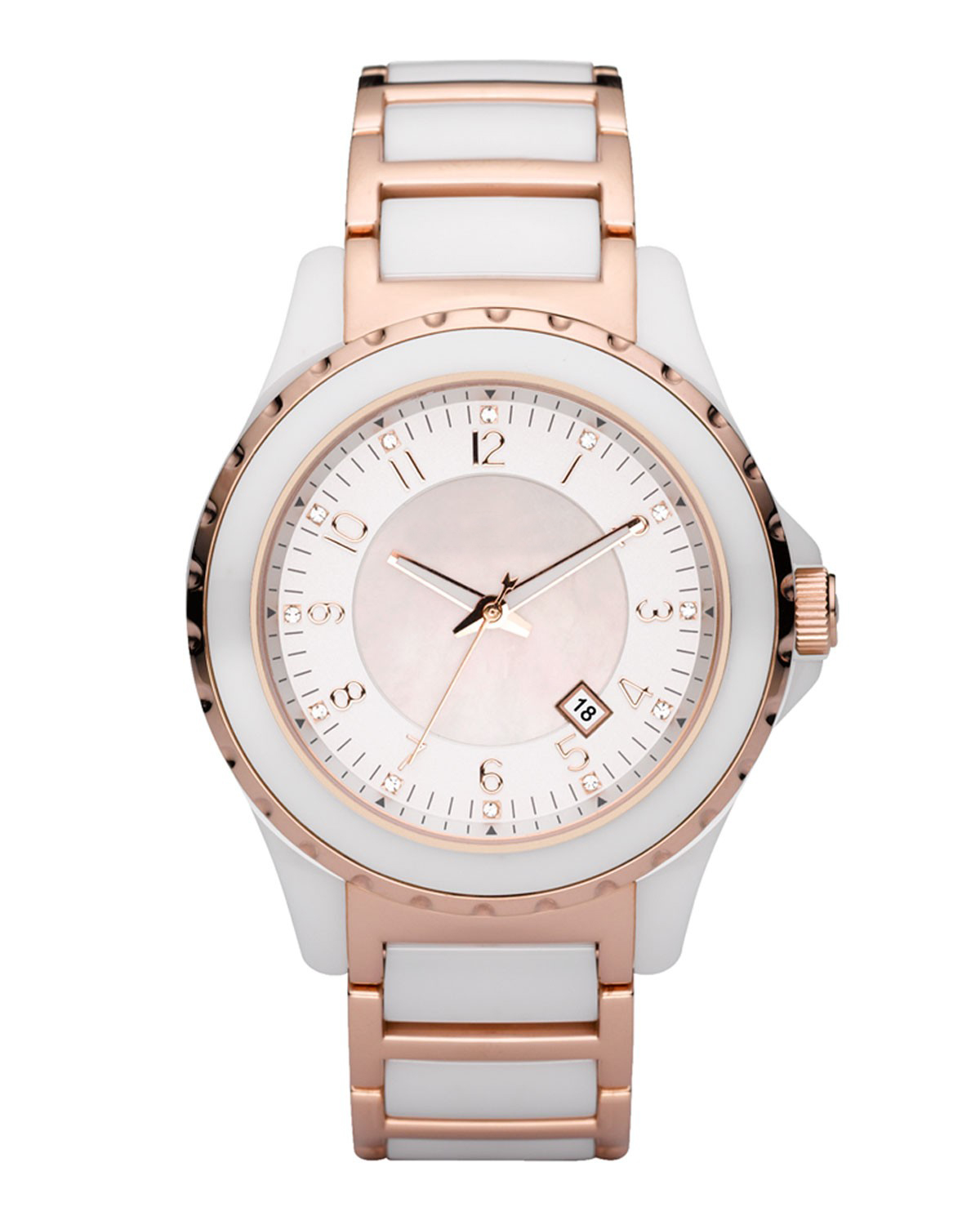 Geneva MK5322 MOP Center Unisex Watch - More Colors - Click Image to Close