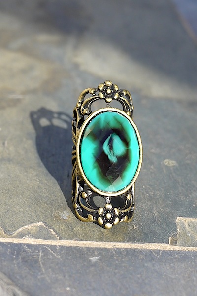 Jewel Edwardian Ring - Click Image to Close