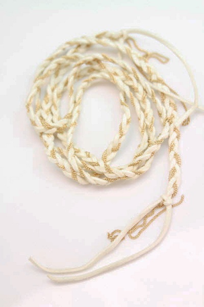 Braided Leatherette Belt / Headband / Bracelet