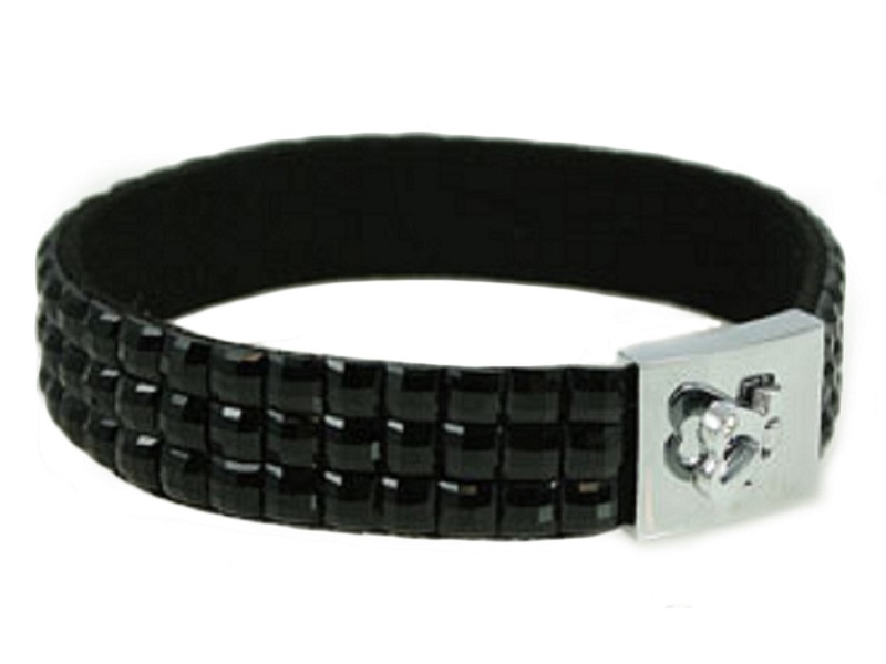 Heartstone 3 Row Bracelet - More Colors - Click Image to Close