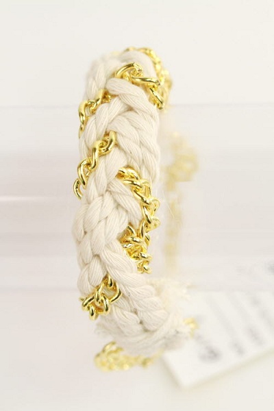 Marina Thick Rope Bracelet - More Colors - Click Image to Close