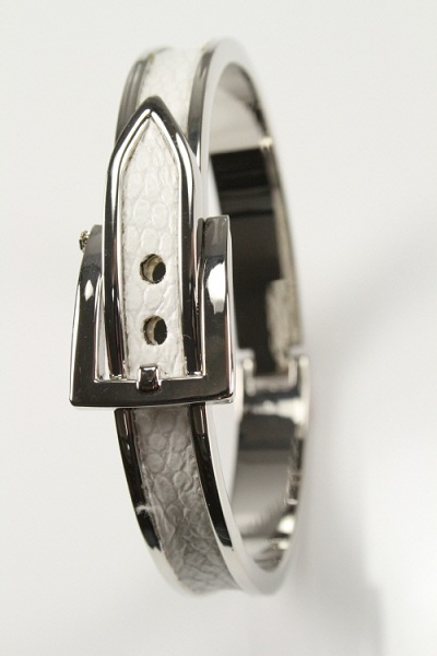Spona Buckle Clasp Thin Cuff Bracelet - More Colors - Click Image to Close