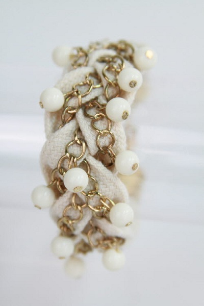 Tresse Fabric Bracelet - More Colors - Click Image to Close