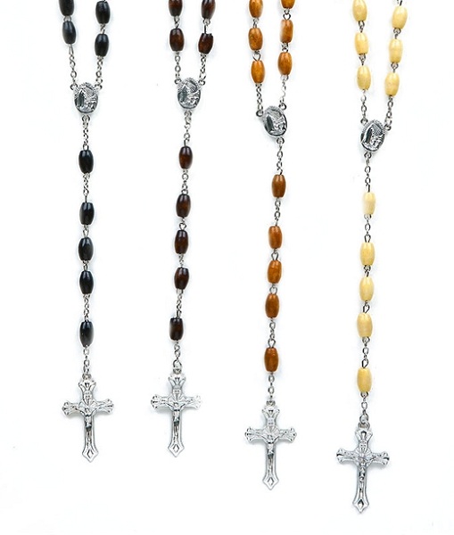 Corona Classic Rosary Beads Unisex Necklace - More Colors - Click Image to Close