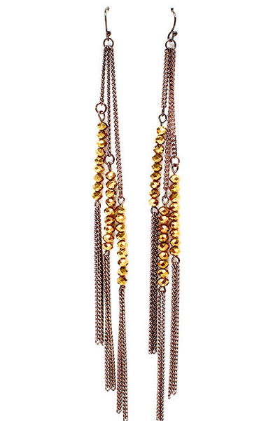 Ami Tassel and Beads Earrings - More Colors - Click Image to Close