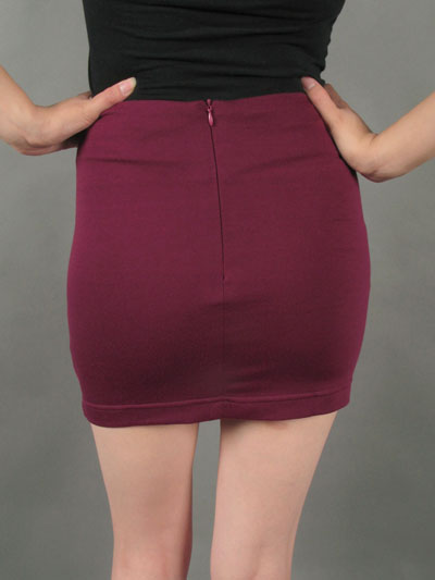 Kiley Studded Bodycon Skirt - Click Image to Close