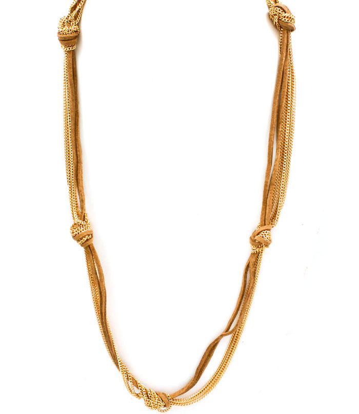 Sloane Suede Necklace - More Colors - Click Image to Close