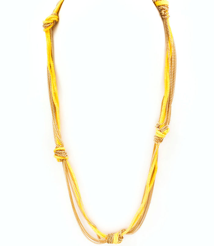 Sloane Suede Necklace - More Colors - Click Image to Close