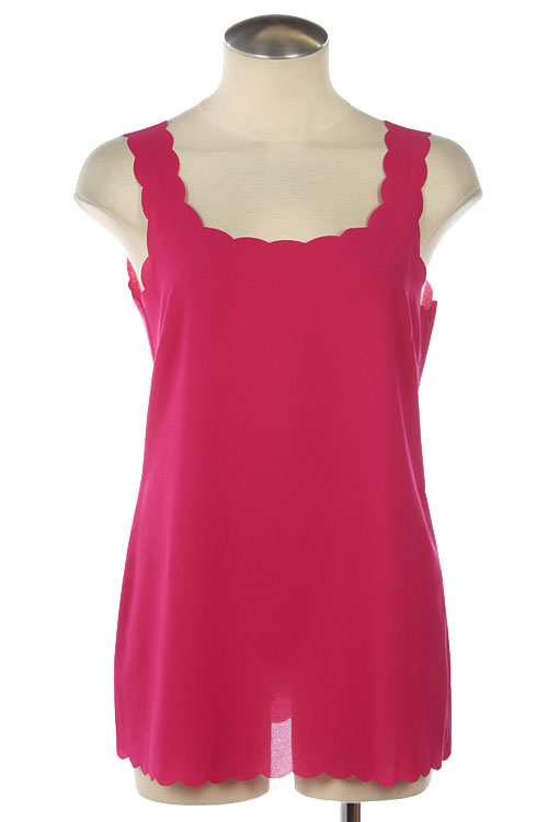 Selena Scallop Chiffon Tank - More Colors - Click Image to Close