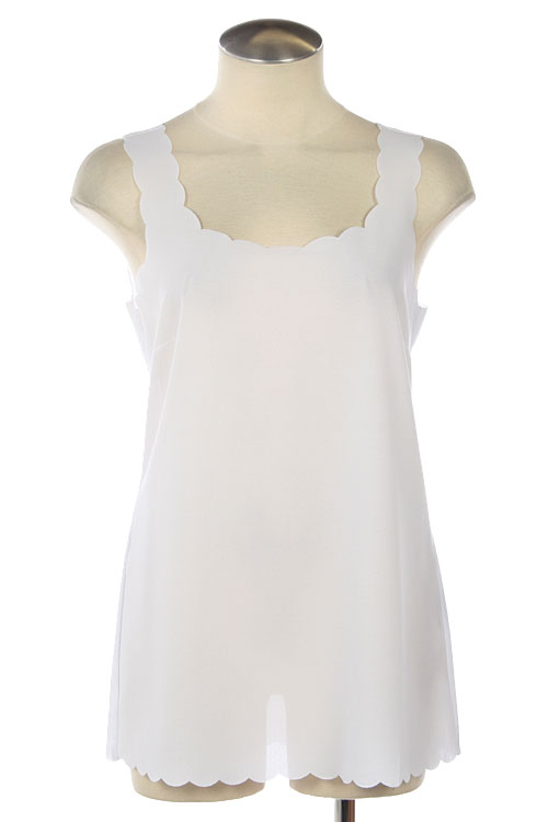 Selena Scallop Chiffon Tank - More Colors