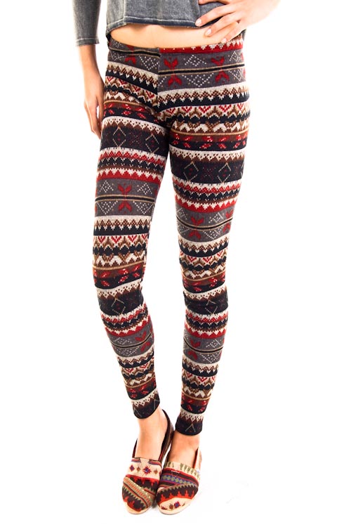 Scarlett Knit Sweater Leggings - Click Image to Close