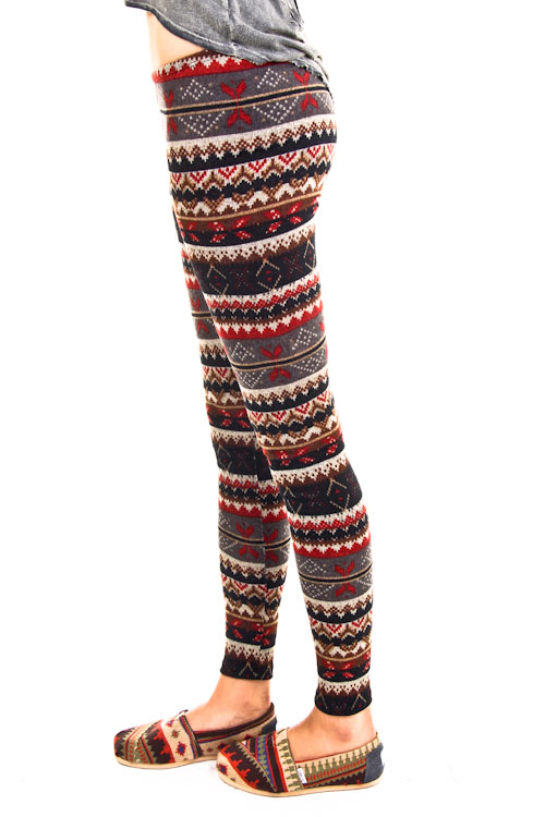 Scarlett Knit Sweater Leggings - Click Image to Close